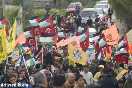 The procession starts