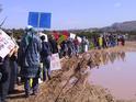 Crossing the mud