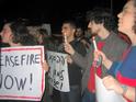 Candles to protest the stoppage of the electricity supply to Gaza